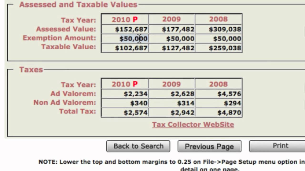 How to find Property taxes for a Palm Beach County Home
