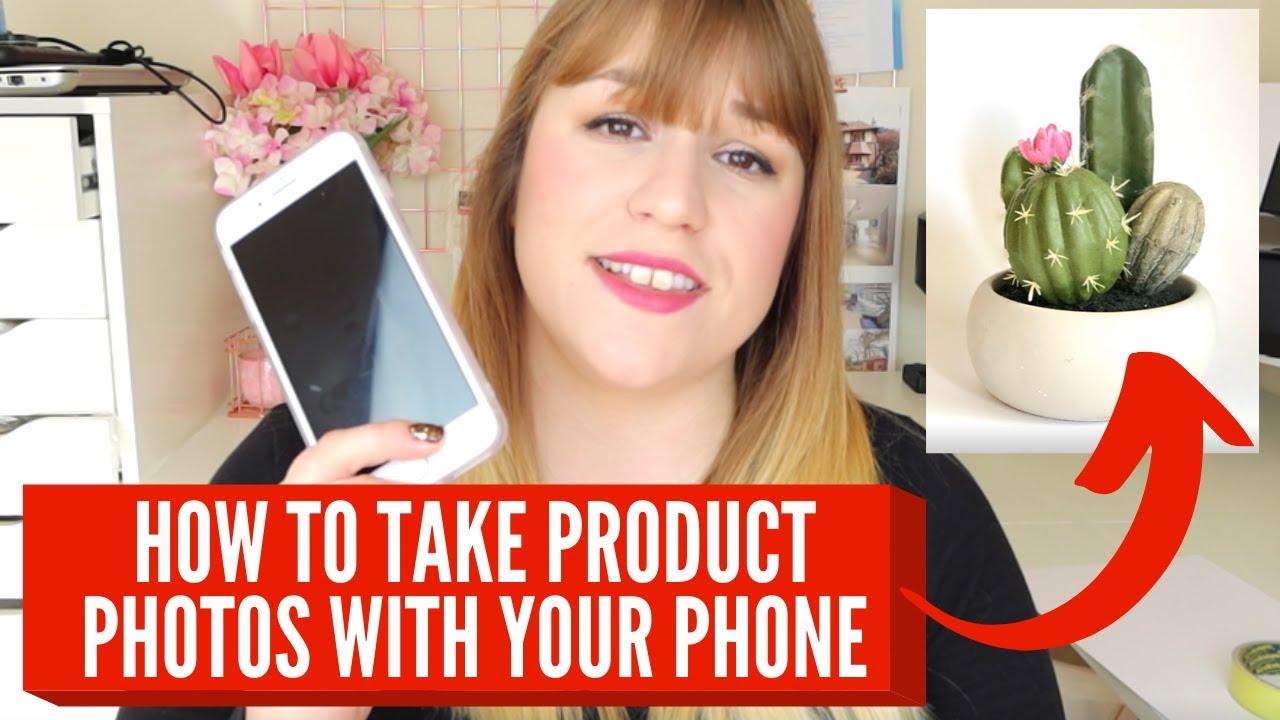 HOW TO TAKE PRODUCT PHOTOS WITH YOUR IPHONE - professional diy at home photography for etsy