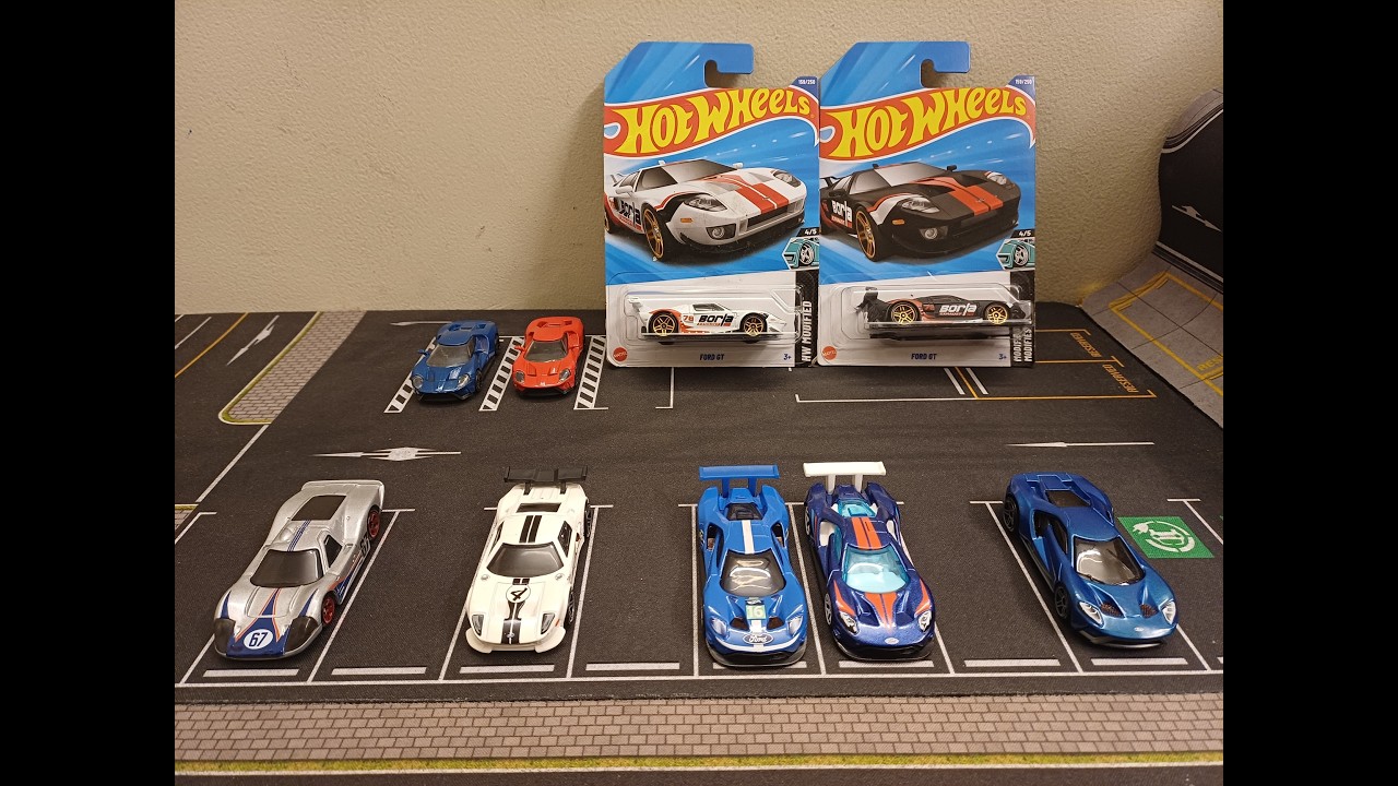 Hot Wheels Ford GT LM (Le Mans) | 2025 HW Modified | Uncarding & detailed review of Black & White