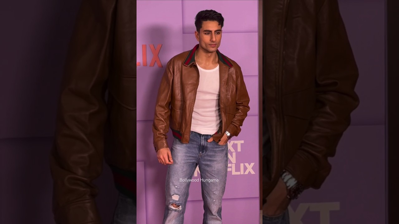 GENETIC GAME ON POINT 🔥 #aryankhan #ibrahimalikhan look dapper at #netflix event #shorts #bollywood
