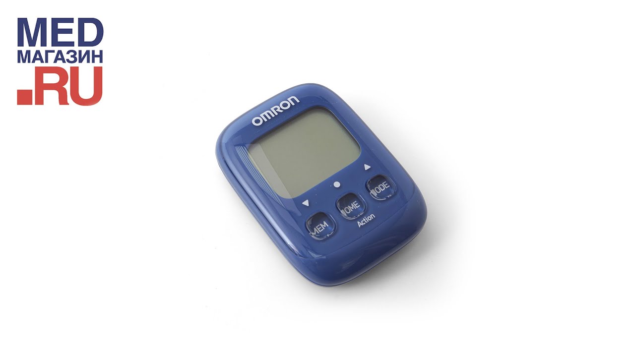 Шагомер электронный OMRON HJ-325-EB(K)