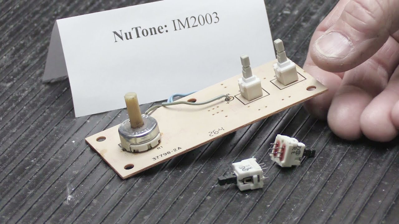 Details about Replacing the Pushbutton Switches on NuTone Intercom Remote Station  1984 through 2010
