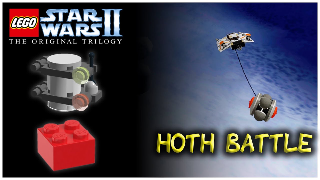 LEGO Star Wars II: The Original Trilogy | HOTH BATTLE — Мини-наборы и красный силовой кубик