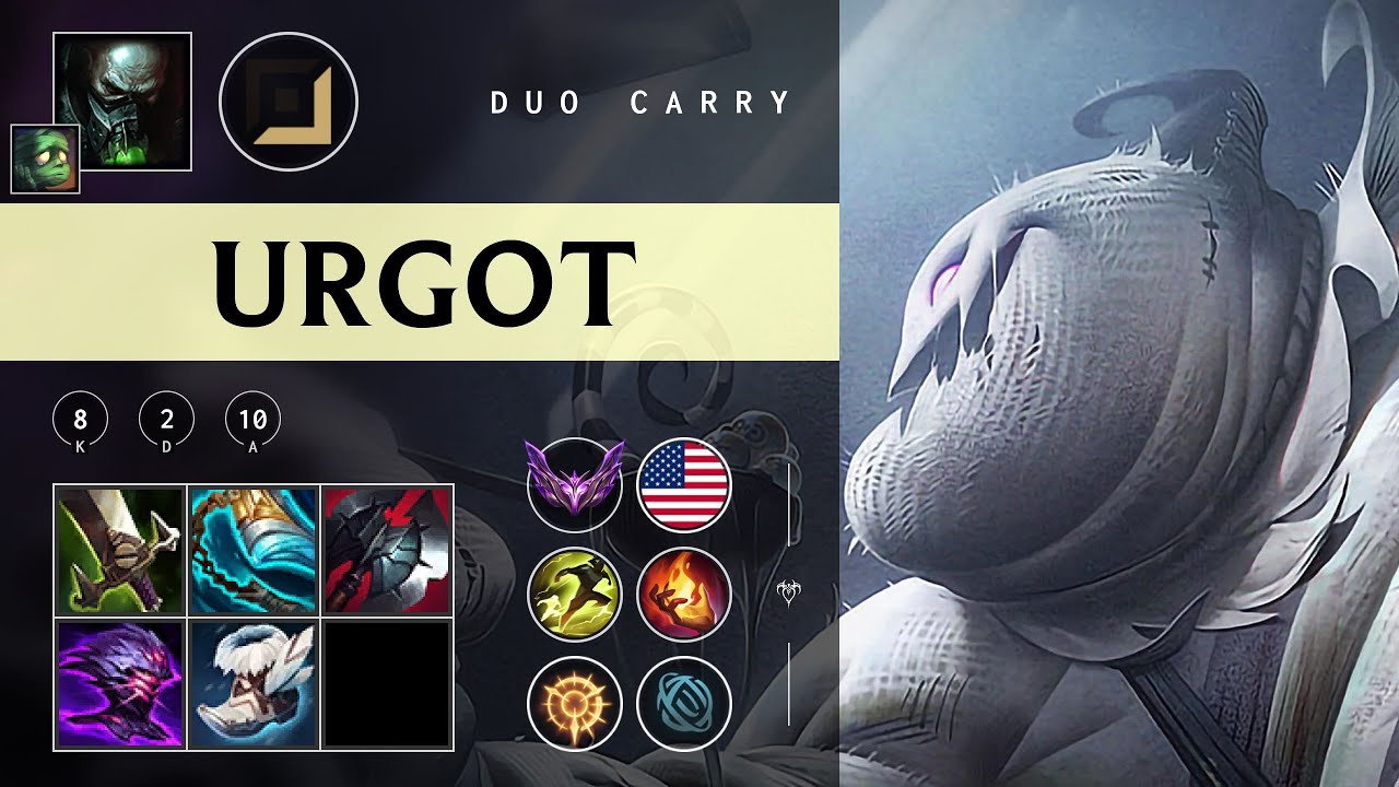 Urgot ADC vs Jhin - NA Master Patch 25.23