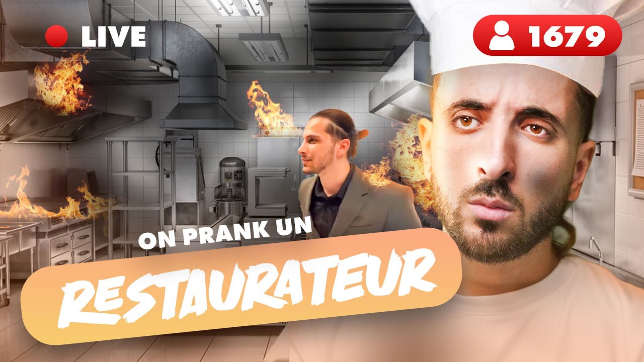 ON PRANK UN RESTAURATEUR EN LIVE ! (ft @mehedzw )