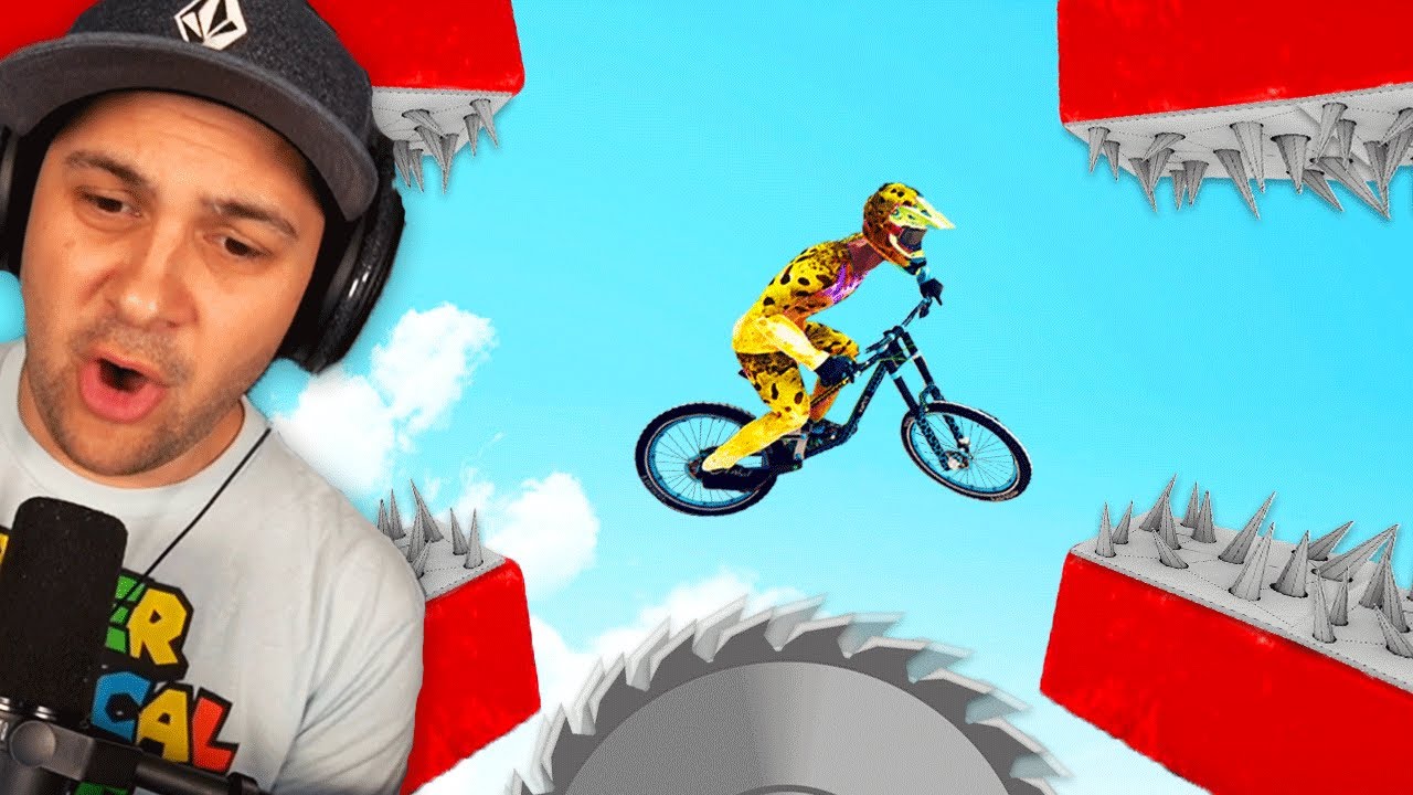 Я прошёл САМУЮ БЕЗУМНУЮ ПОЛОСУ ПРЕПЯТСТВИЙ НА ВЕЛОСИПЕДЕ В МИРЕ! | Descenders Wipeout
