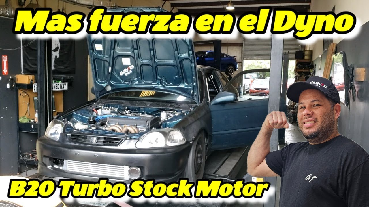 Civic B20 Turbo El Rebelde en el Dyno