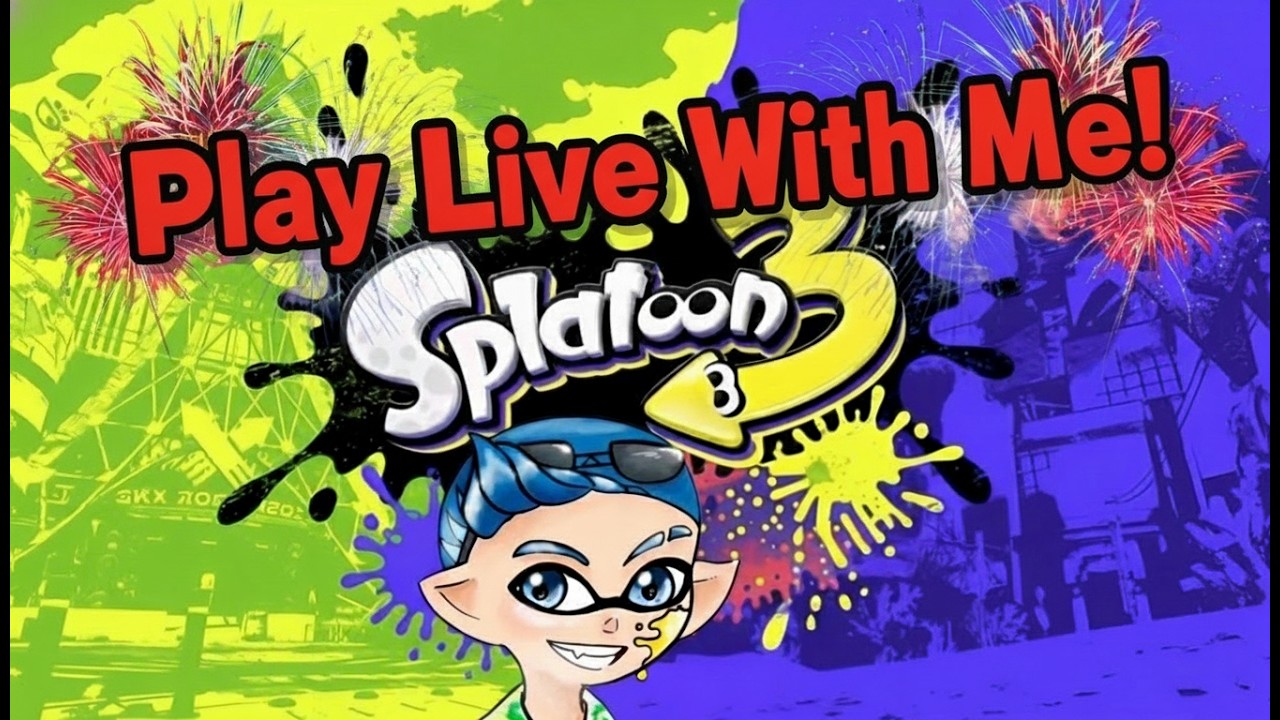Splatoon 3 Stream with MEEEEE!!!! Friend Code SW-2418-0237-1127 #splatoon3