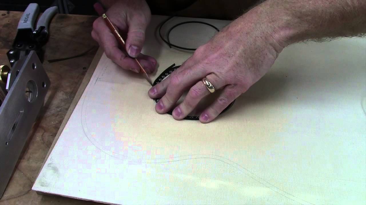 Classical Guitar Rosette Making