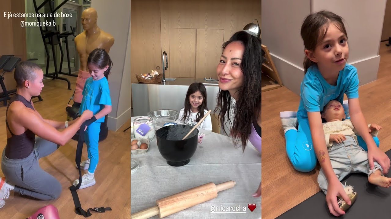 Sabrina Sato com a filha Zoe Sato Nagle