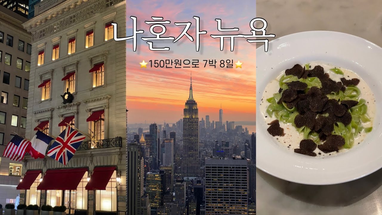 150만원으로 혼자 뉴욕여행🇺🇸🗽 7박8일 초초초 가성비 여행 개꿀팁 다 풉니다 💸