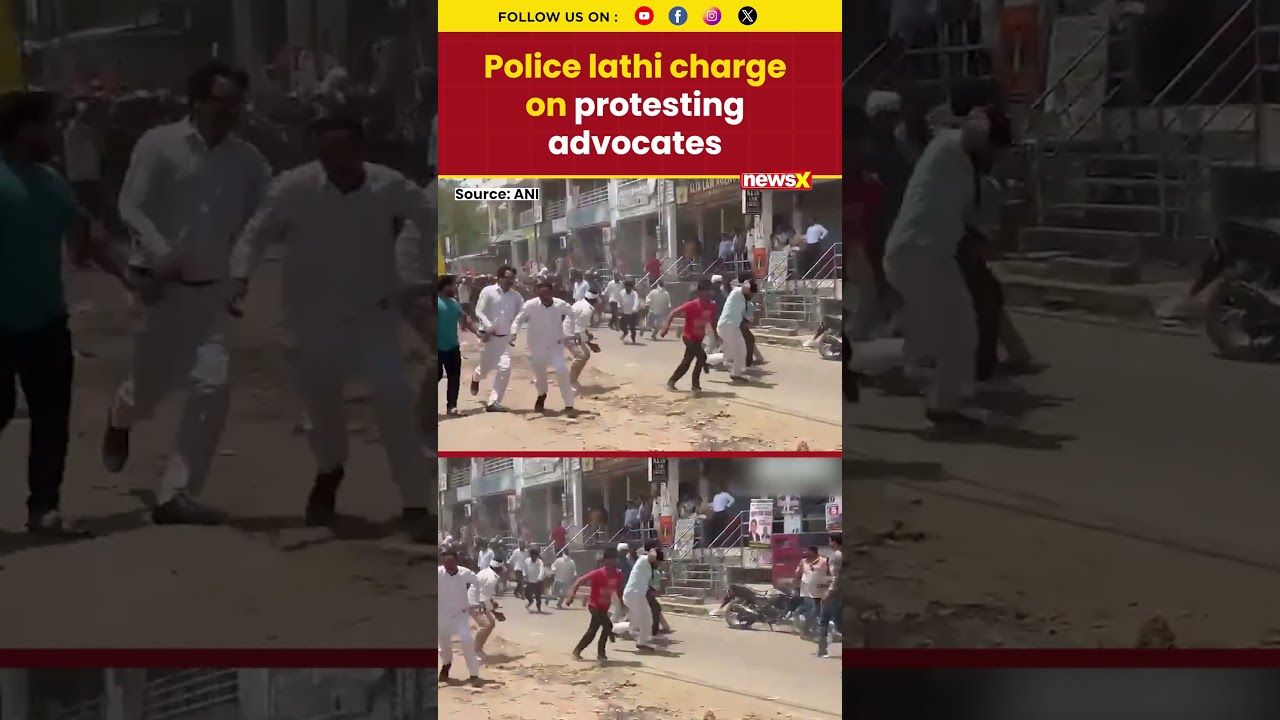 Police Lathi Charge Lawyers During Demolition Drive In Lucknow | NewsX