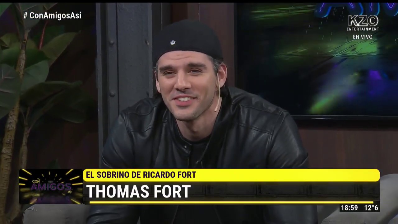 THOMAS FORT, EL SOBRINO DE RICKY FORT, EN CON AMIGOS ASÍ | ENTREVISTA COMPLETA