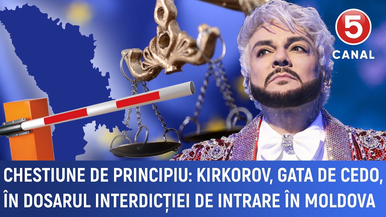 Chestiune de principiu: Kirkorov, gata de CEDO, în dosarul interdicției de intrare în Moldova