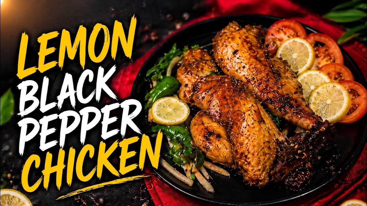 Authentic Lemon pepper chicken Recipe # Indian Cusine # viral  @ Masala Magic by Madiha