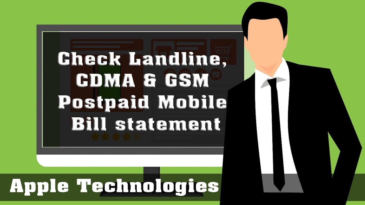 How to check NTC Summary Bill Statement ? PSTN, CDMA & GSM Postpaid Mobile Bill