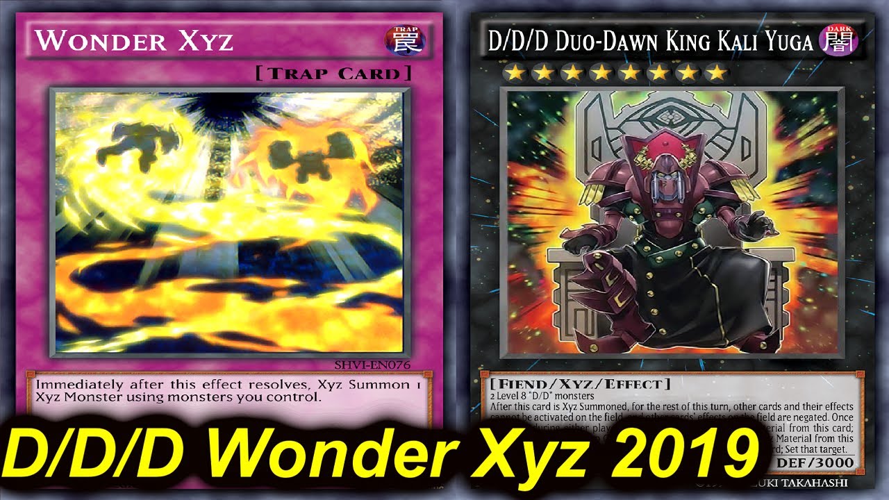 【YGOPRO】D/D/D WONDER XYZ DECK 2019