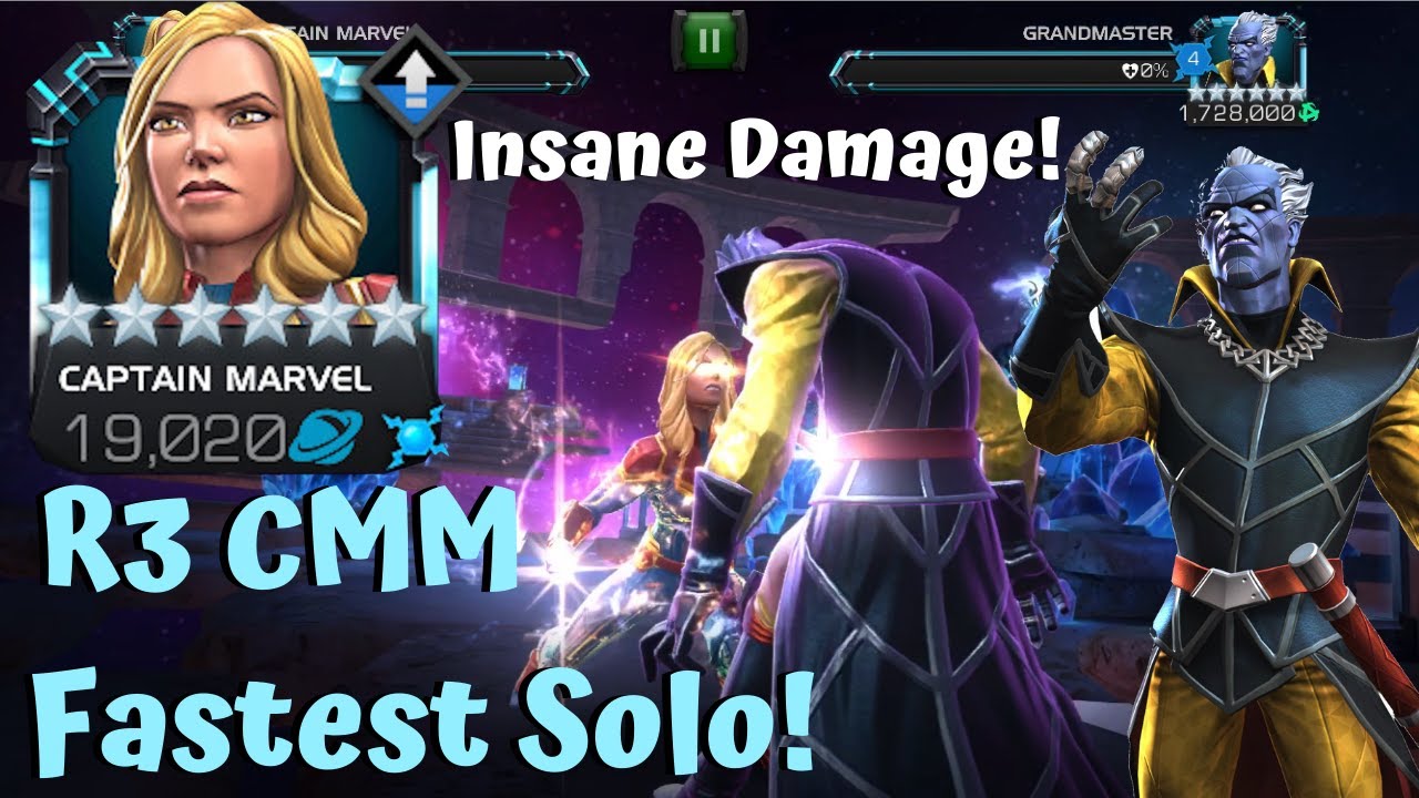 R3 6* CMM My Fastest Grandmaster Solo! Insane Heavy Damage! - Marvel Contest of Champions