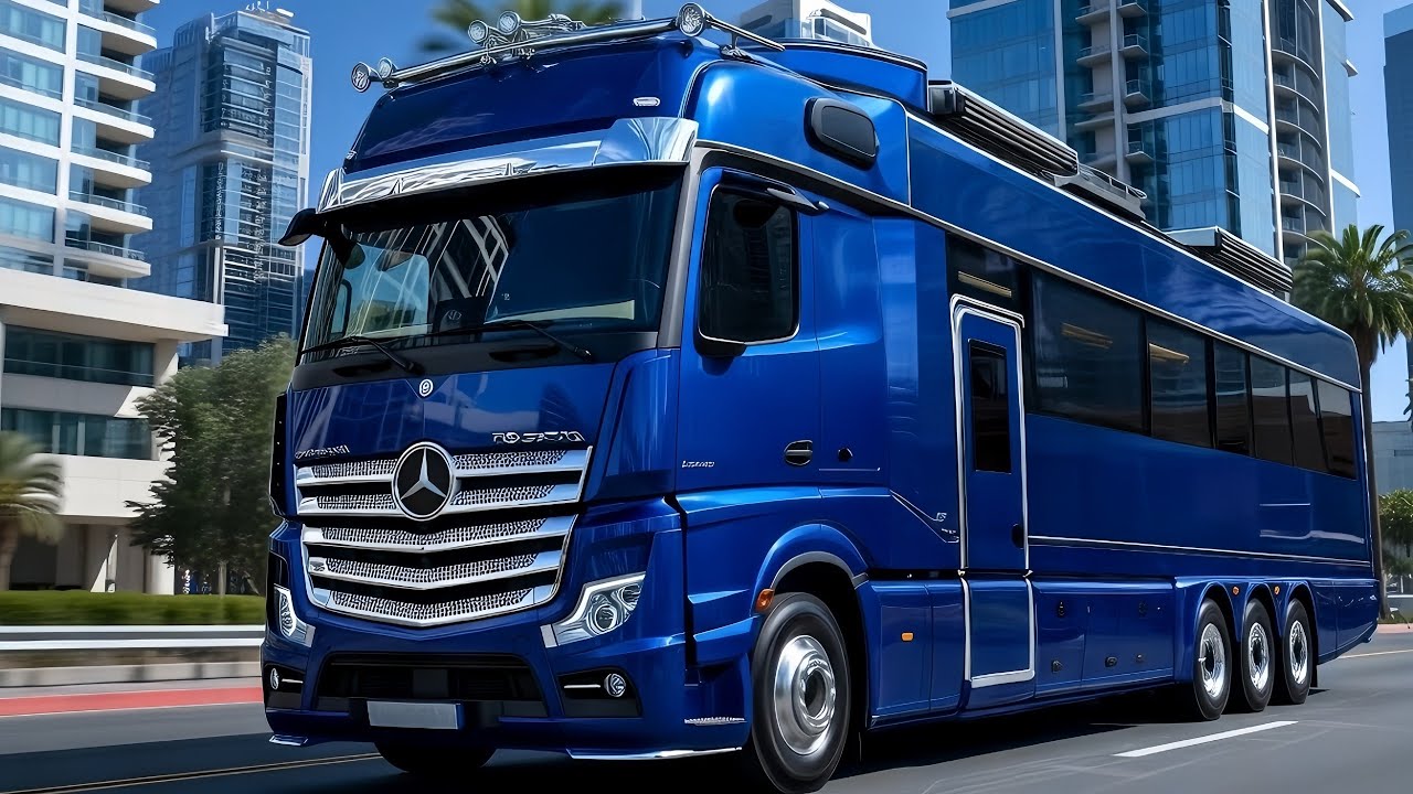 2026 Mercedes Actros MegaSpace 8x8 Motorhome — The Craziest Luxury Beast Ever Built!