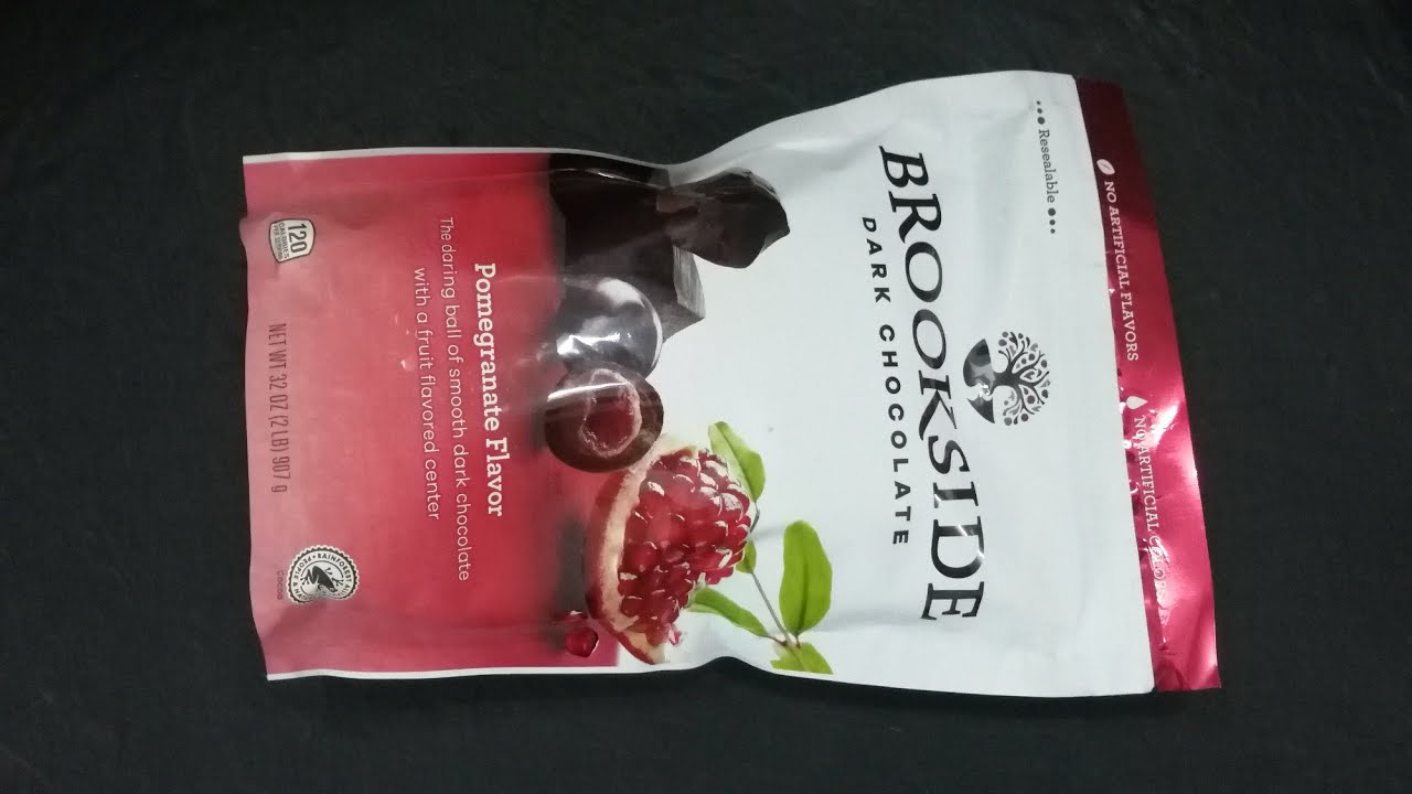Christmas Blessings: Brookside Pomegranate Dark Chocolate with Açaí | Unusual but Very Interesting
