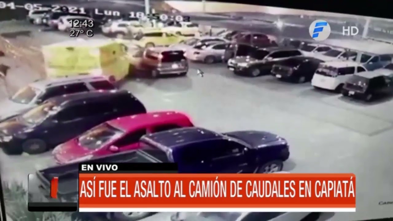 Revelan circuito cerrado del asalto al transportador de caudales