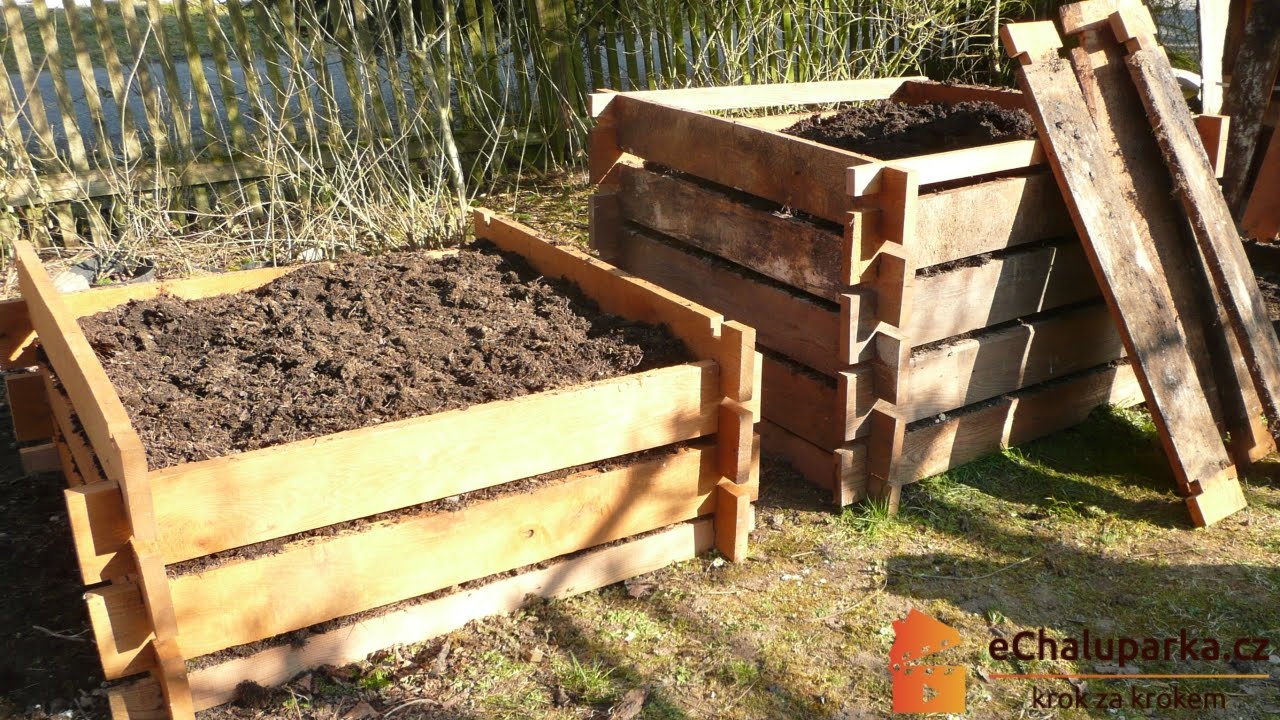 Jak vyrobit dřevěný kompostér a kompostovat. Wooden compost bin