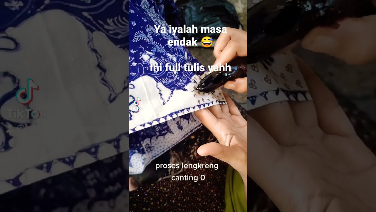 Proses Lengkreng isenan Batik Lasem #batiklasem #batiktulis #lasem