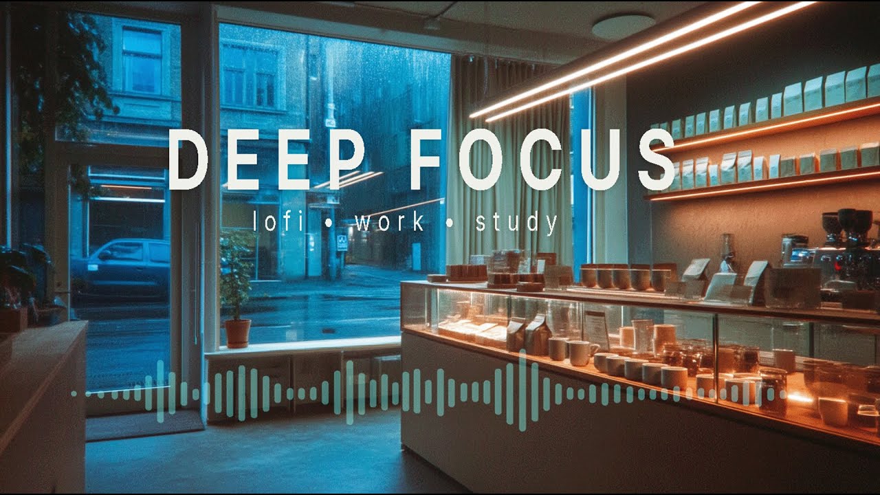 Rainy Coffee Shop Ambience | Calm Brew