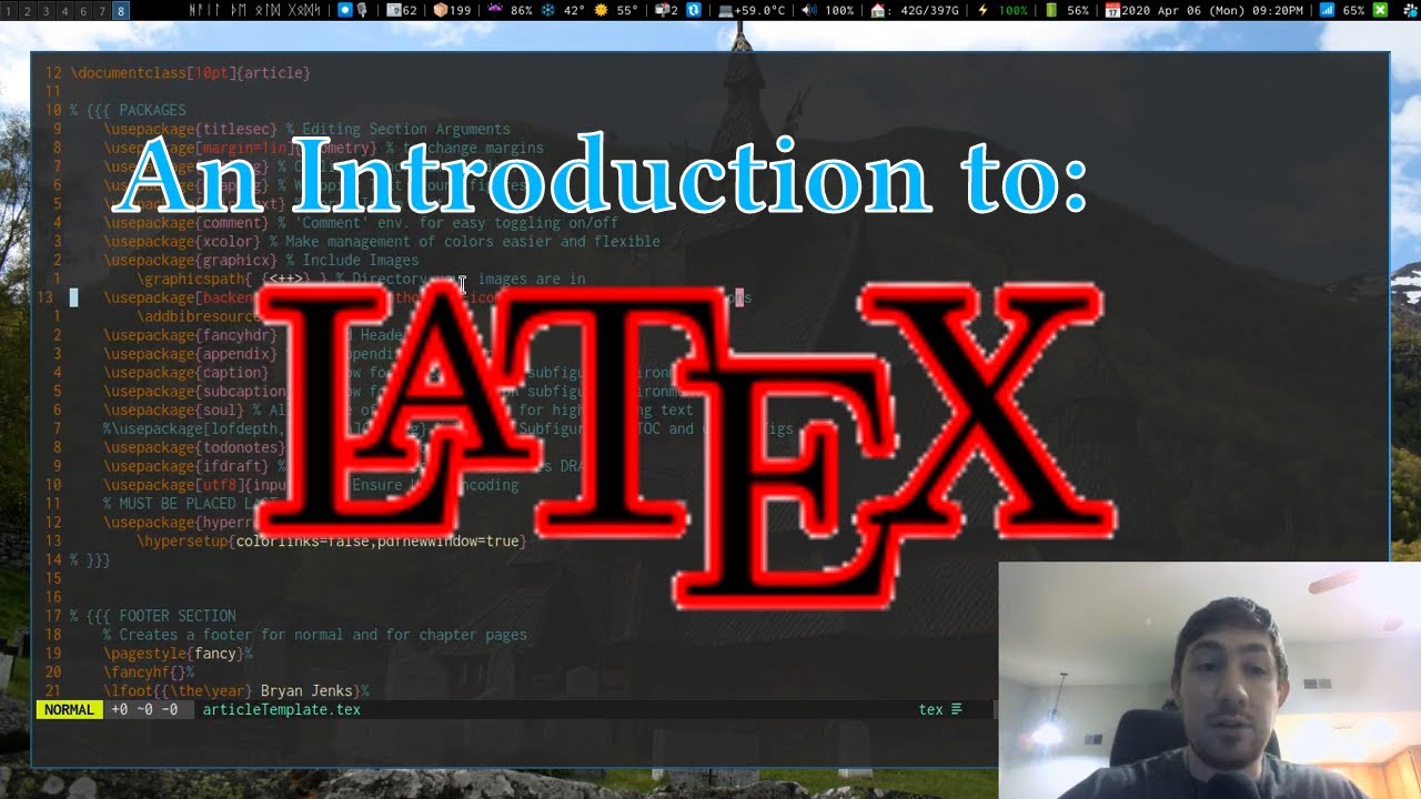 Introduction To LaTeX