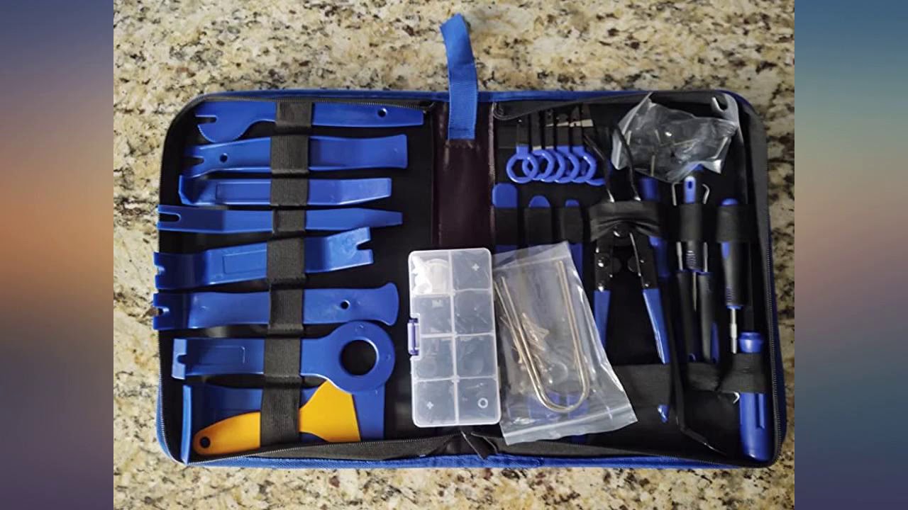 AUTOXEL 88 Pcs Trim Removal Tool,Auto Push Pin Bumper Retainer Clip Set Fastener review