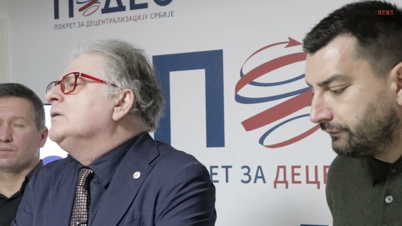 Dragan Milić (Podes) - otvaranje kancelarije Pokreta za decentraliaciju Srbije u Vranju.