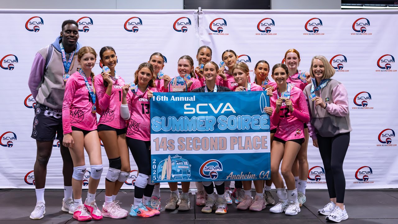 Sienna's team getting second place at the Summer Soiree in Anaheim 2025