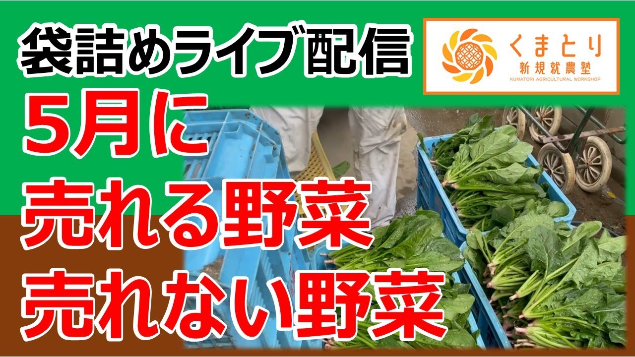 【直売所販売】5月に直売所で売れる野菜・売れない野菜