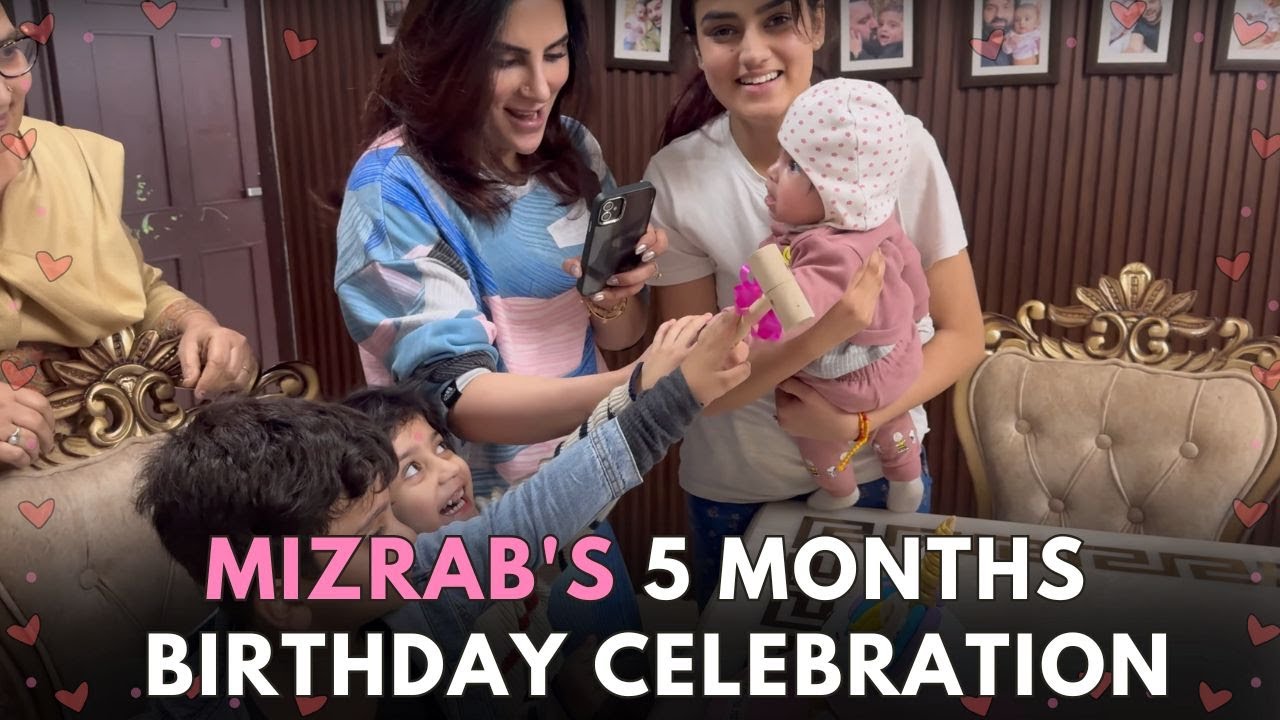 Mizrab's 5 Months Birthday Celebration | Mansi Sharma Vlogs