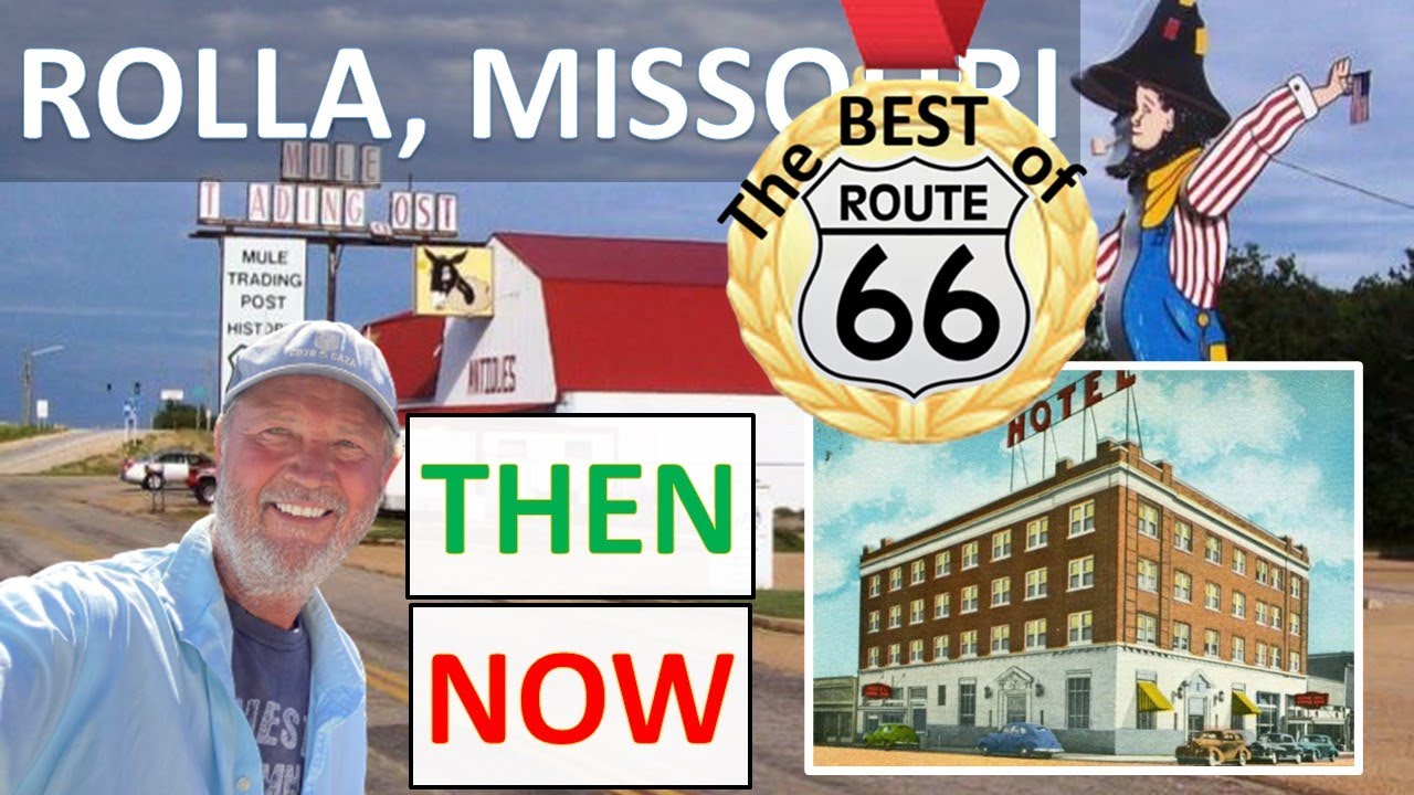 Best of Route 66 ROLLA MISSOURI Then & Now, narrated walking and driving tour, Deadman's Curve