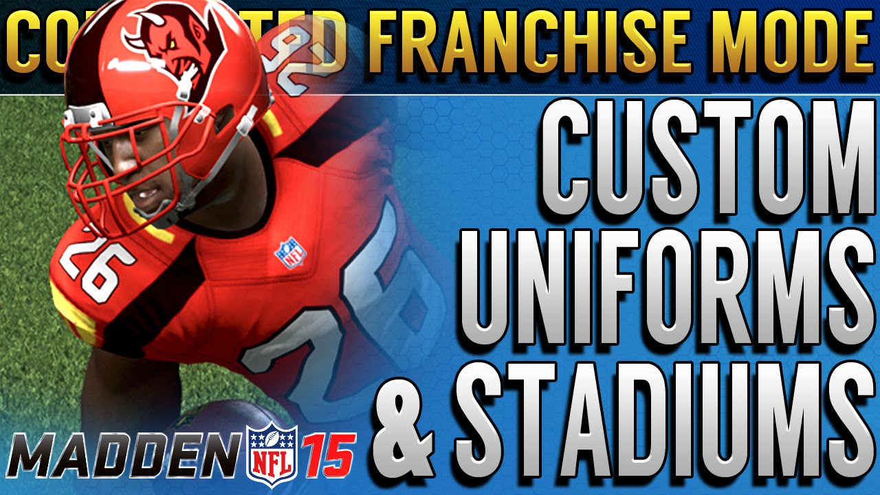 Madden 15 New Custom Uniforms & Stadiums In Connected Franchise Mode Team Relocations
