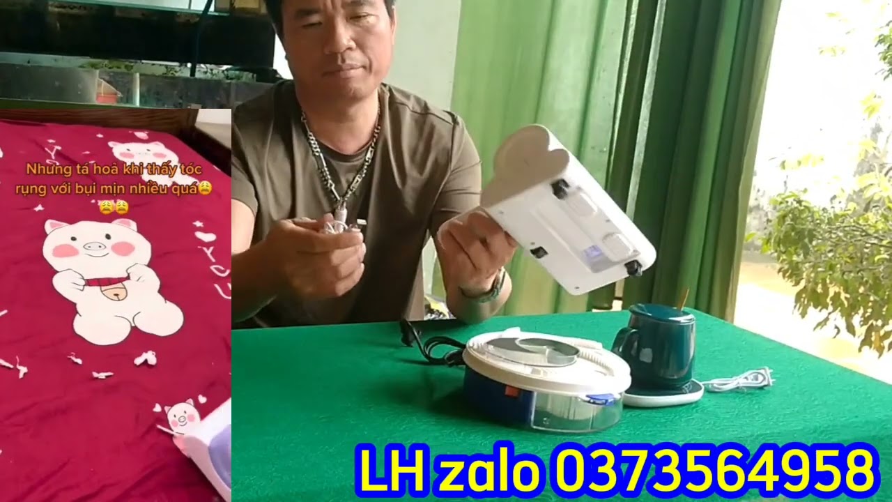 Máy hút bụi chăn ga gối đệm diệt khuẩn bằng tia UV