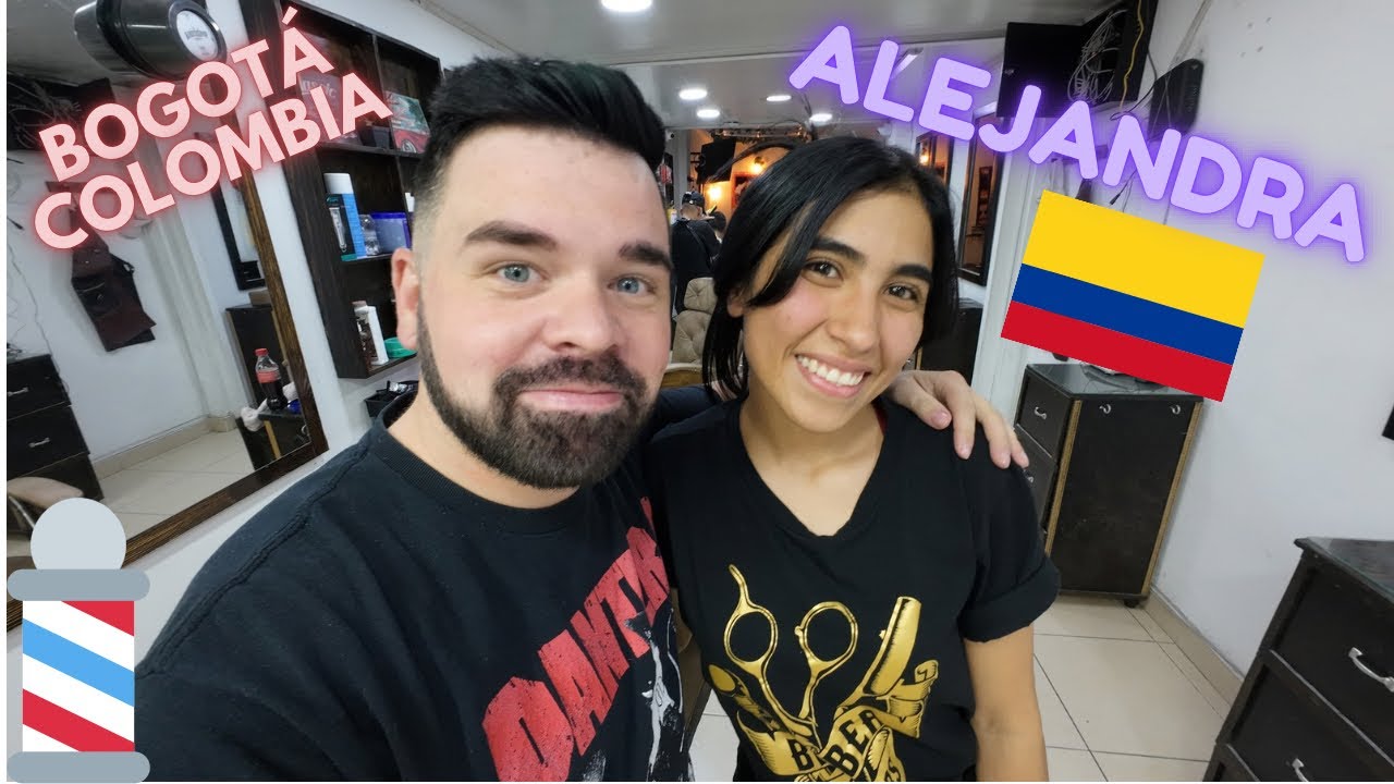 💈 Hair, Beard, & Eyebrow Coloring with ‘Alejandra’ | Bogotá, Colombia 🇨🇴 ASMR