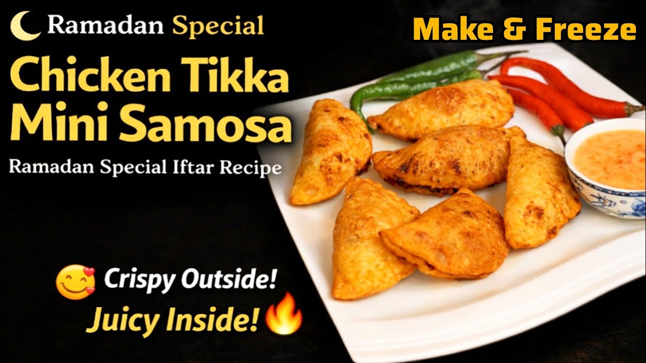 Ramazan Special Crispy Spicy qeema Samosa | Make & Freeze | चिकन समोसा | RR Daily Cooking