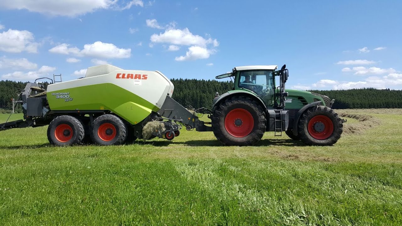 Fendt 930 + Claas Quadrant 3400 Roto Cut || 2. Schnitt &Ouml;hmd pressen