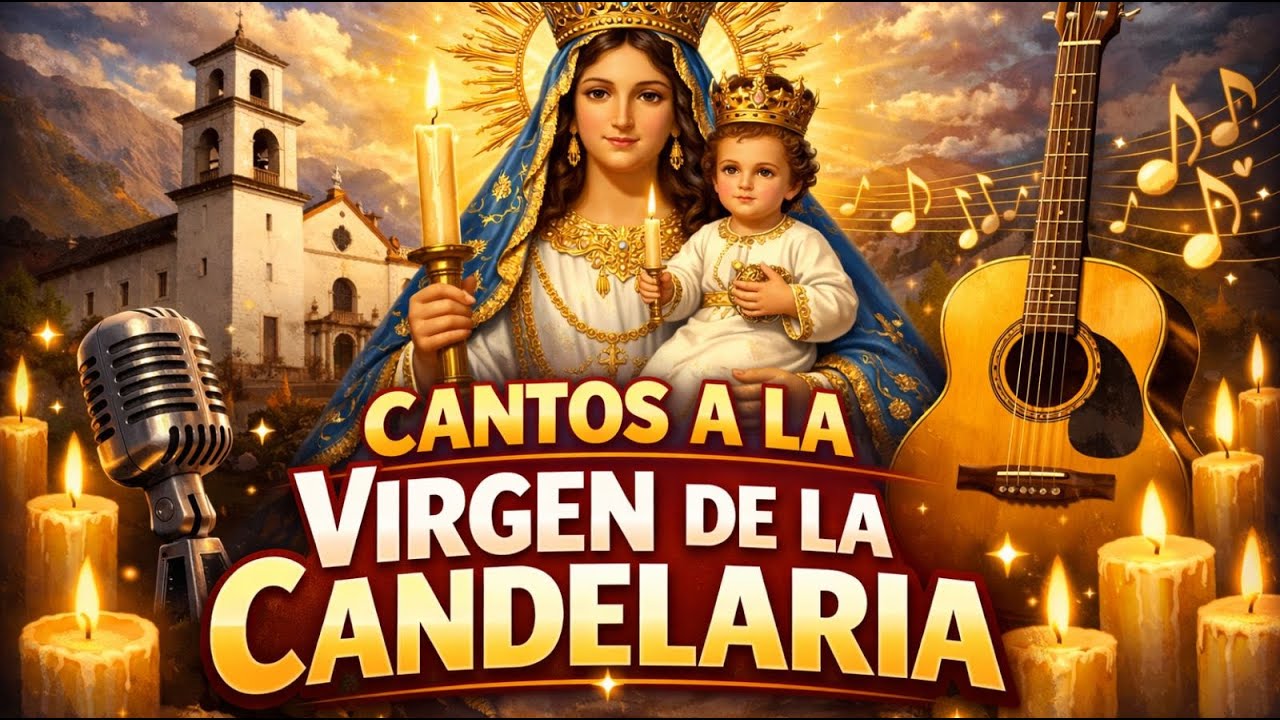 🔴 Cantos a la Virgen de la Candelaria EN VIVO 🕯️ | Cantos que Iluminan el Corazón y Llenan de Paz