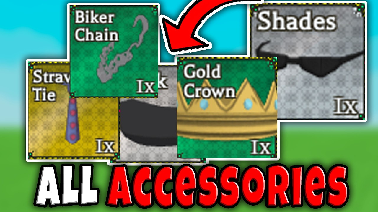ALL ACCESSORIES in BIZARRE LINEAGE FUL LGUIDE how to GET, USE