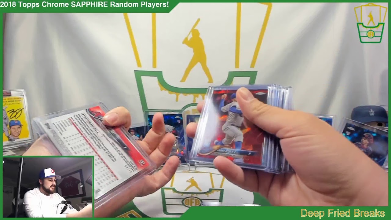 2018 Topps Chrome SAPPHIRE Random Players!