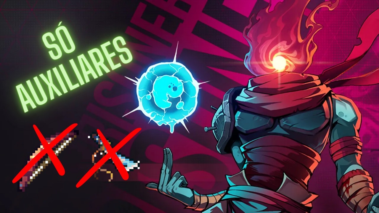 O desafio mais BURRO que já tentei no Dead Cells: Só Auxiliares
