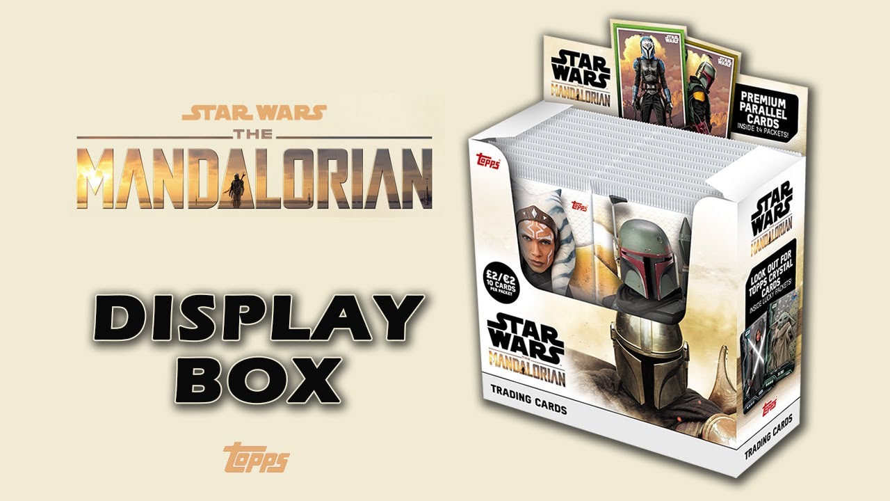TOPPS Star Wars: The Mandalorian Trading Cards - DISPLAY BOX mit 24 Booster Packs (= 240 Cards)