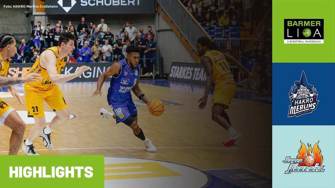 ProA: HAKRO Merlins Crailsheim vs. Phoenix Hagen | Highlights
