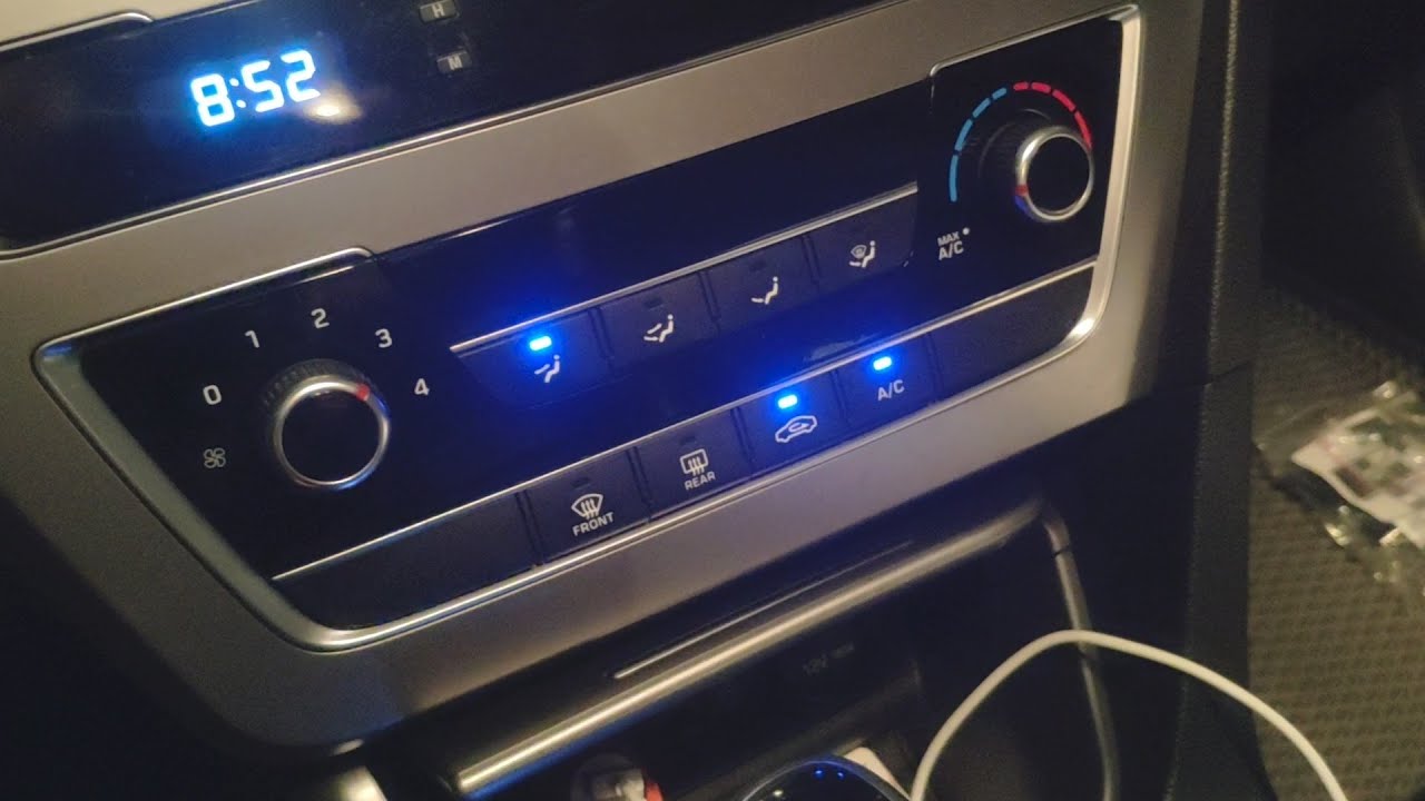 Sonata LF чистка испарителя кондиционера