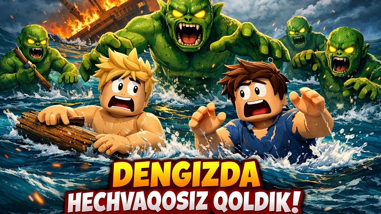 ROBLOX MAXLUQLAR HUJUM QILDI 😱 DAXSHAT 