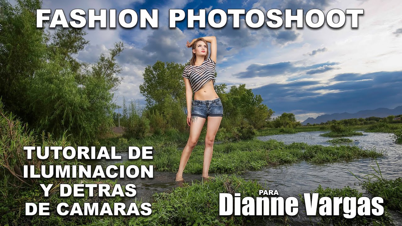 Tutorial de Iluminación y Detrás de Cámaras, Fashion Photoshoot para Dianne Vargas