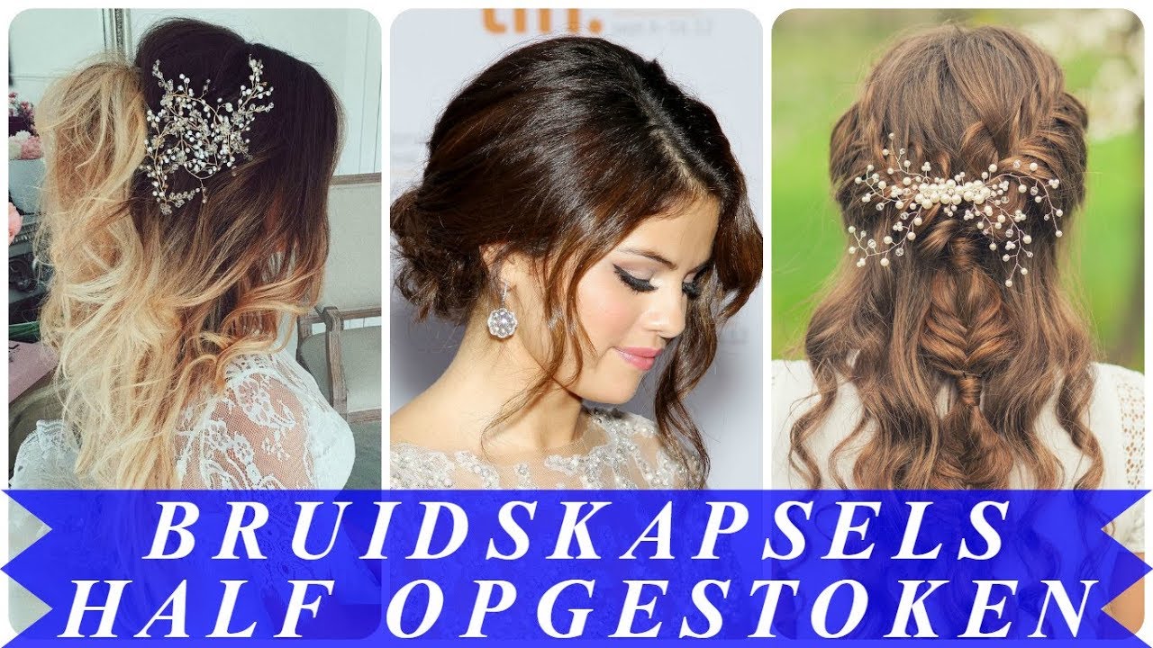 Mooi bruidskapsels opgestoken